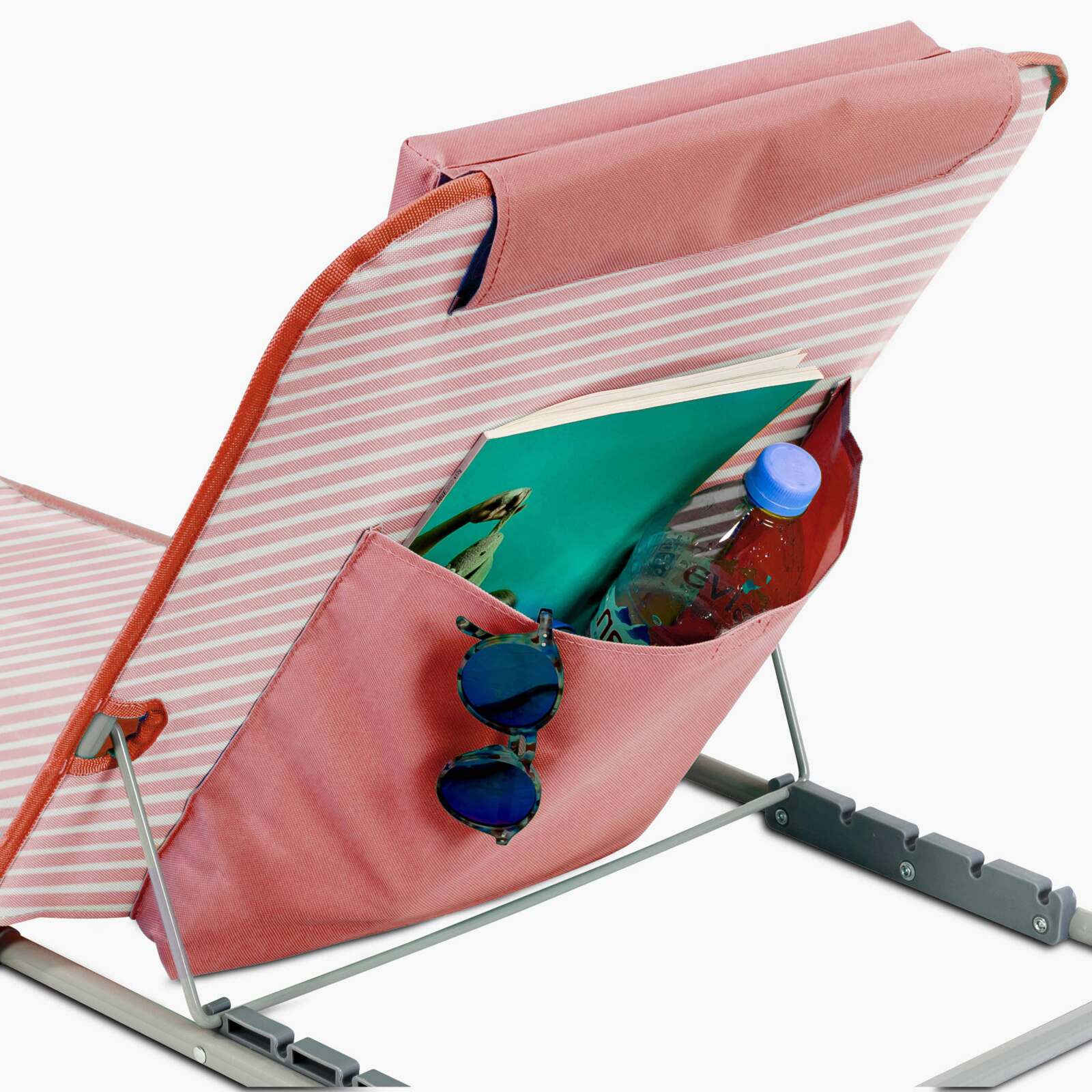 Klappbare Strandliege, 5-fach verstellbar