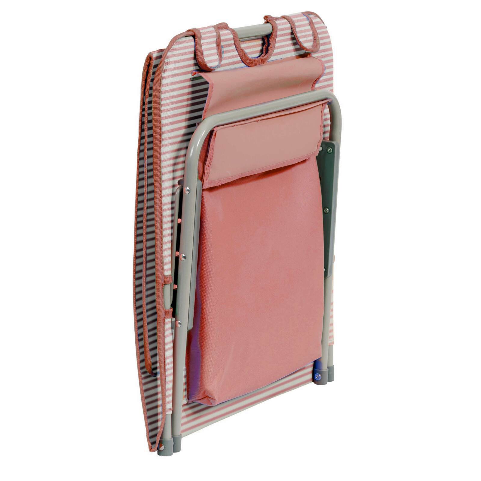 Klappbare Strandliege, 5-fach verstellbar