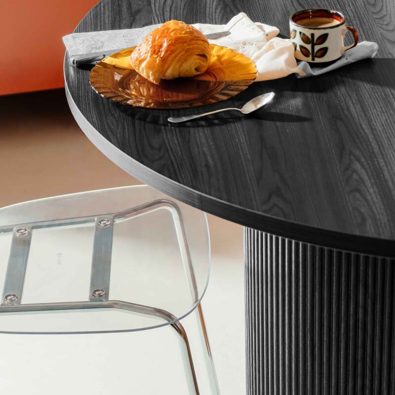 Esstisch rund, in Holzoptik für 4 Personen (2/7)