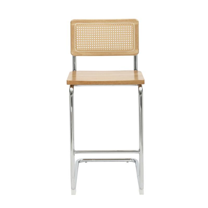 Barstühle aus Holz und Metall – 2er-Set (6/8)