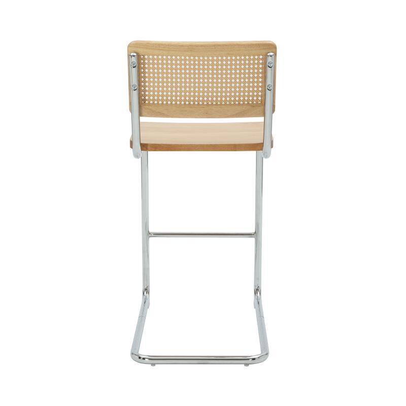 Barstühle aus Holz und Metall – 2er-Set (7/8)