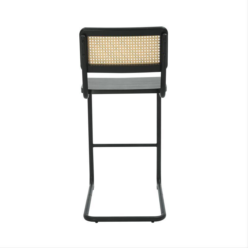 Barstühle aus Holz und Metall – 2er-Set (7/8)