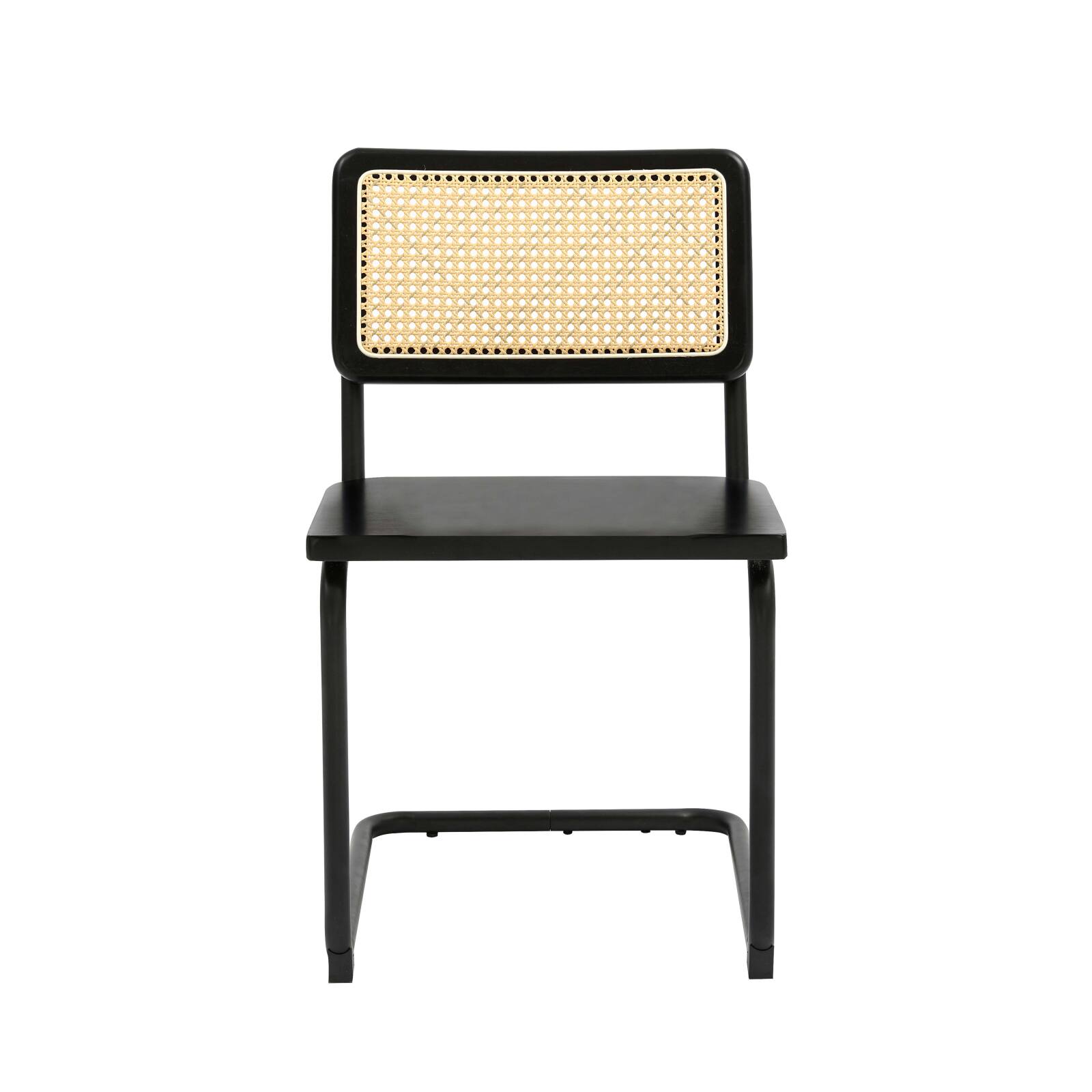 Stühle aus Holz und Metall – 2er-Set