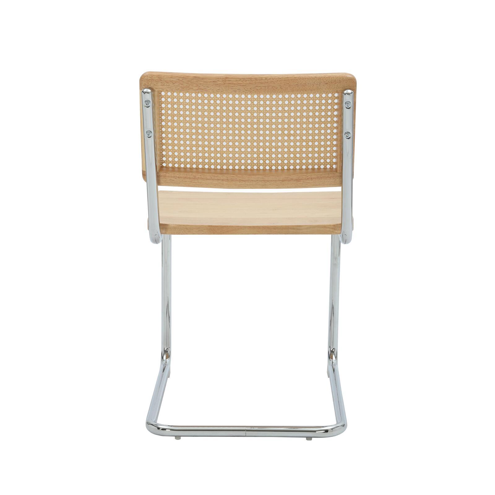 Stühle aus Holz und Metall – 2er-Set