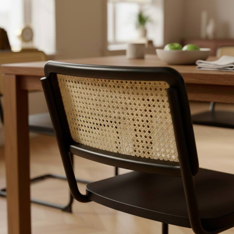 Stühle aus Holz und Metall – 2er-Set (2/8)