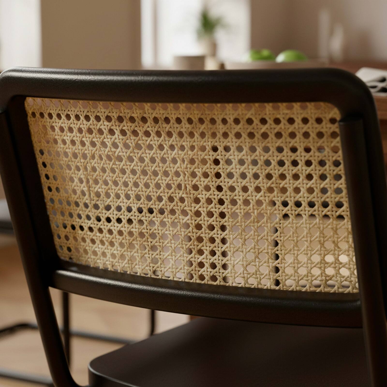 Stühle aus Holz und Metall – 2er-Set