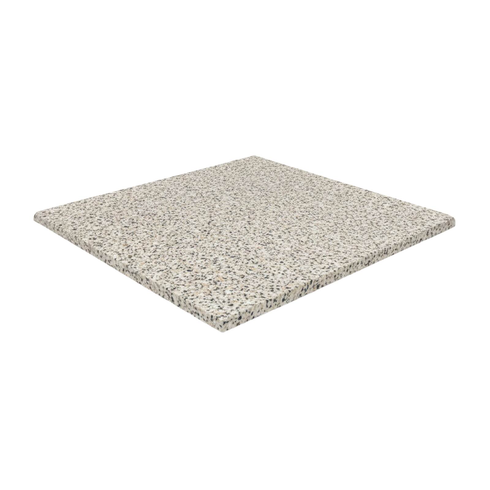 Quadratische Tischplatte aus geformtem Laminat, 60 x 60 cm