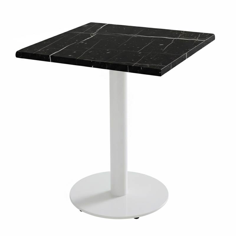 Quadratische Tischplatte aus geformtem Laminat, 60 x 60 cm (3/5)