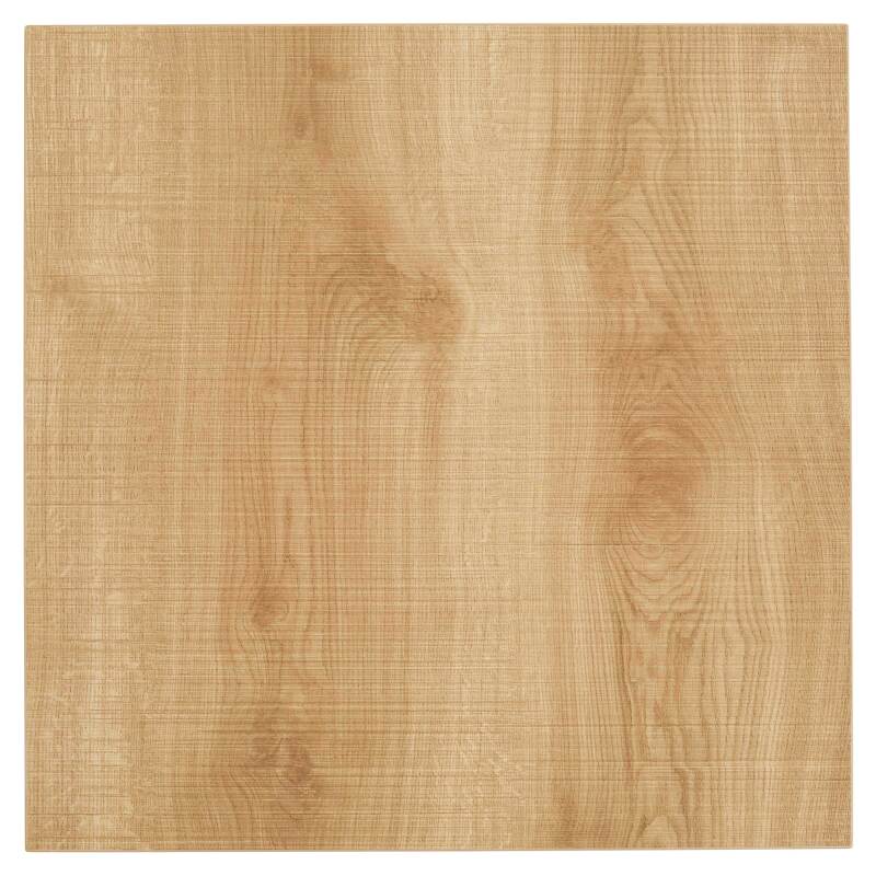 Quadratische Tischplatte aus laminiertem Formholz, 70 x 70 cm (4/5)