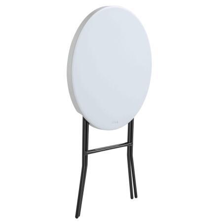 Klappbarer Stehtisch 80x110 cm mit elastischer Husse tannengrün (2/7)