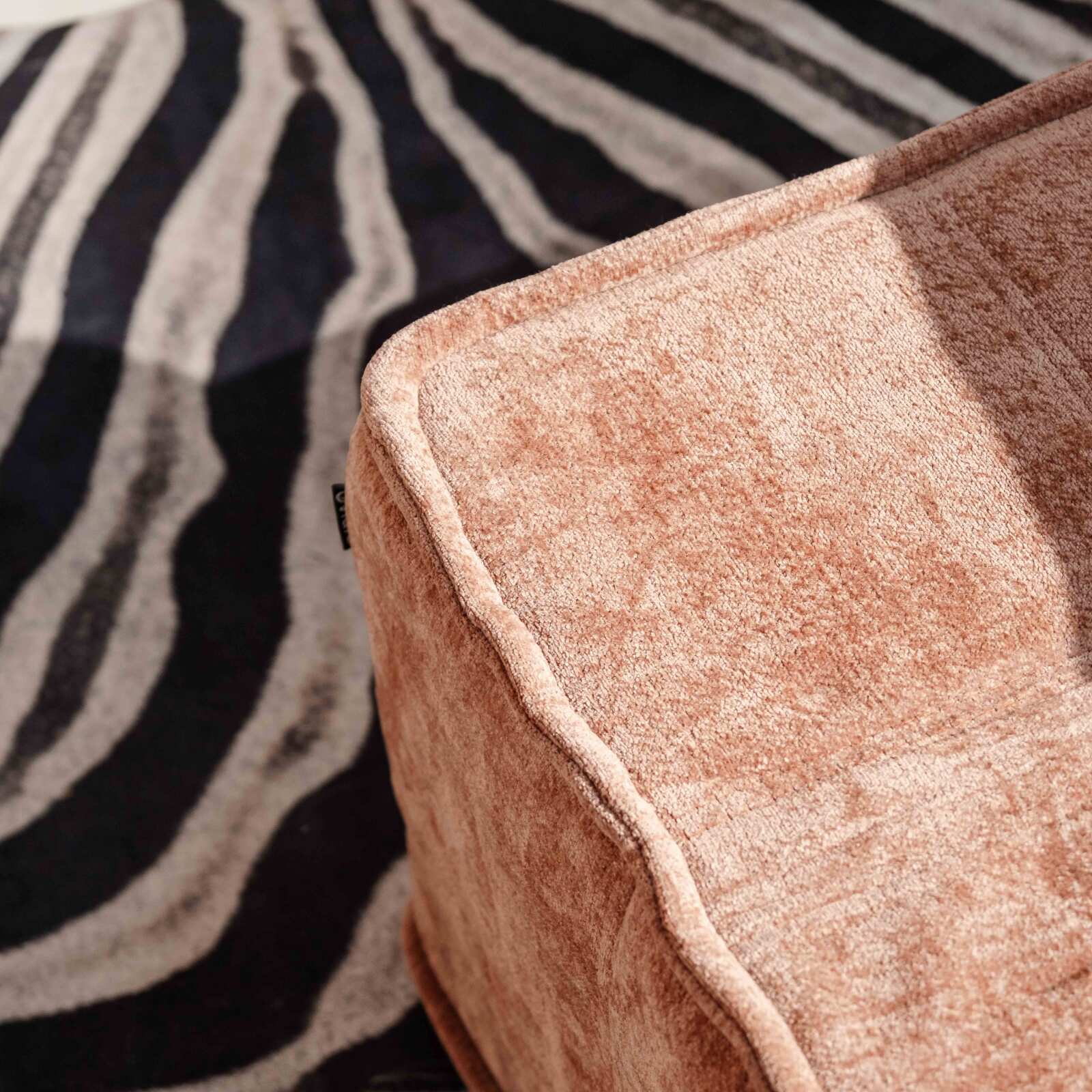 Sessel aus Stoff für modulares Sofa mit Kissen