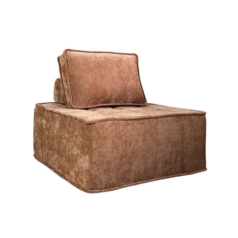 Sessel aus Stoff für modulares Sofa mit Kissen