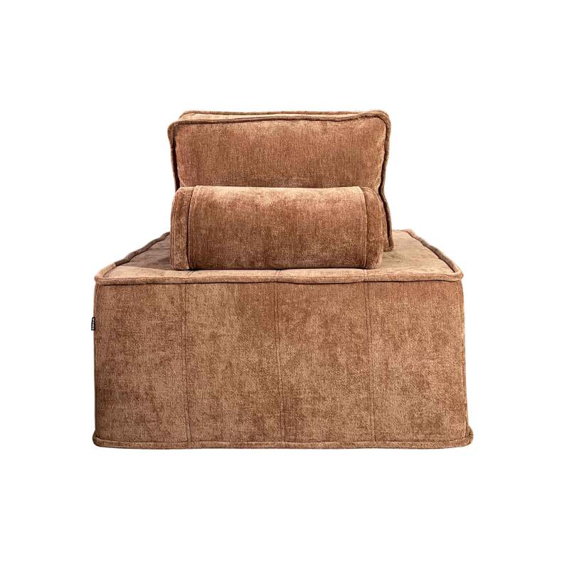 Modulares Sofa 2-Sitzer aus Stoff mit Kissen (6/7)