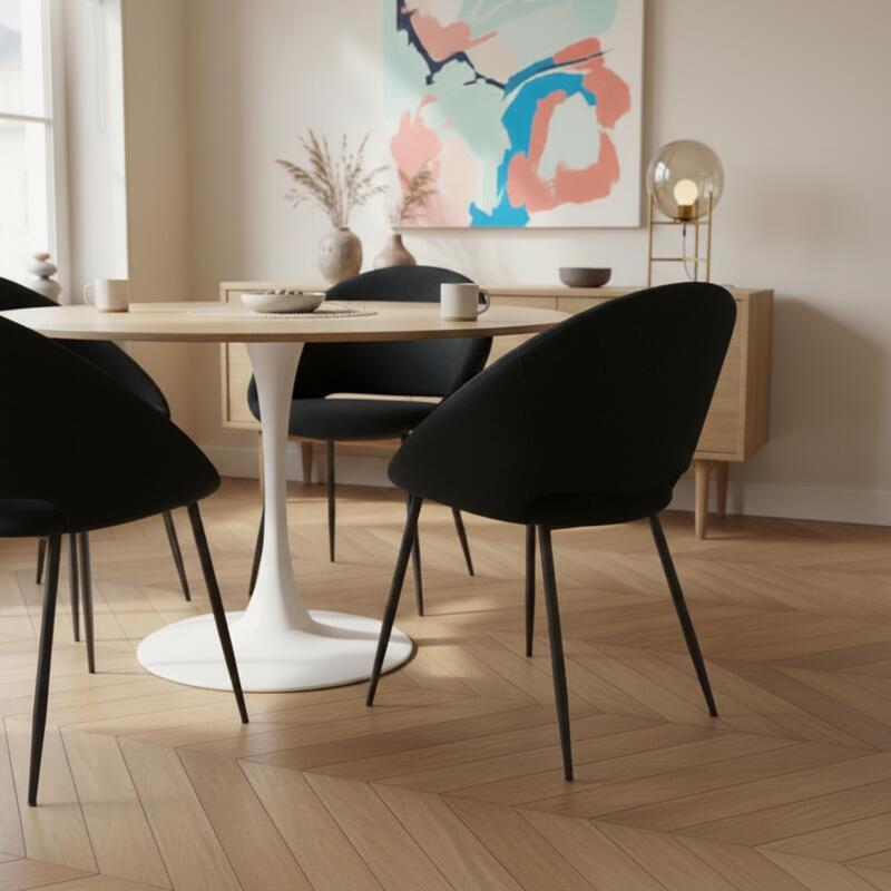 Stühle aus Samt und Metall - 2er-Set (2/8)