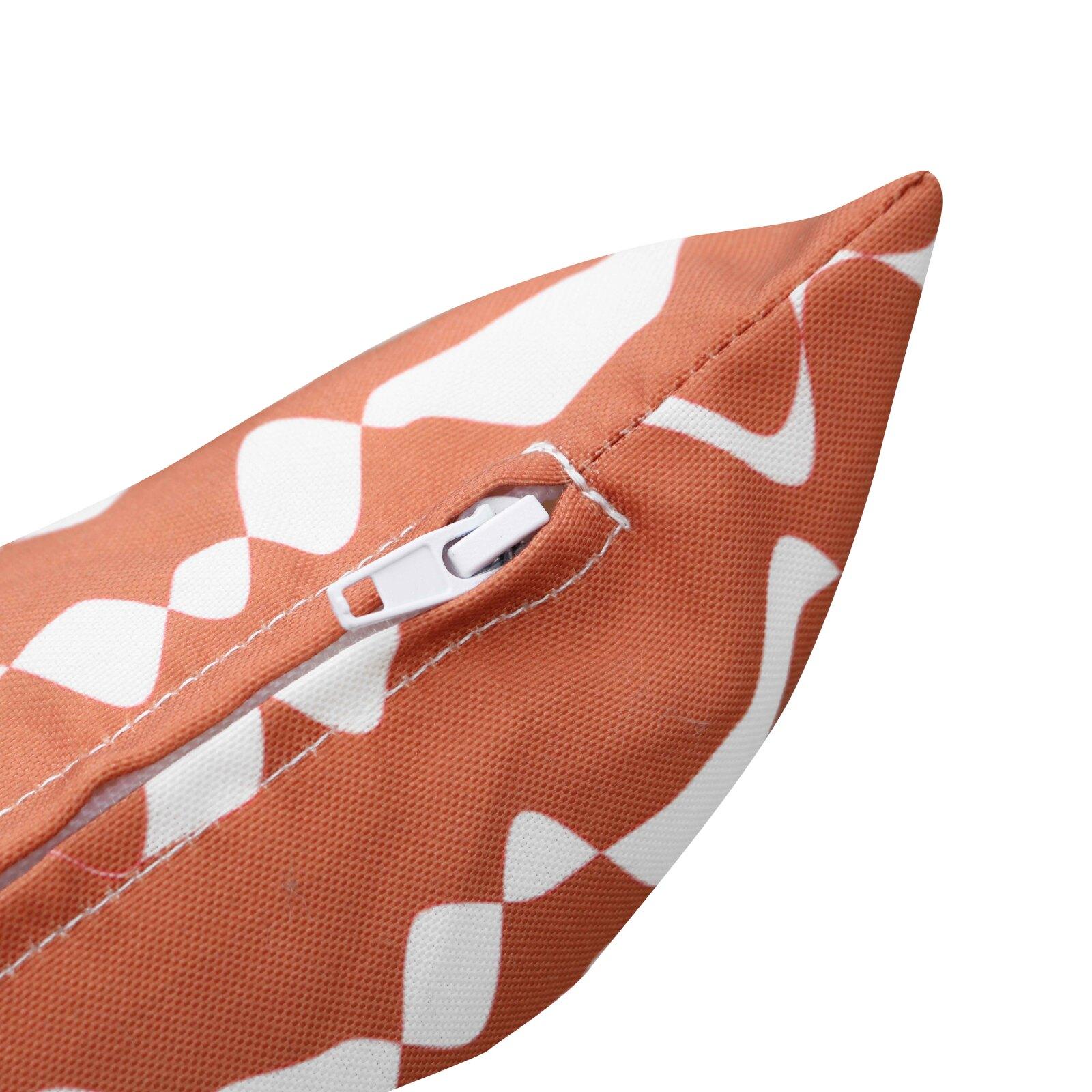 Kleine rechteckige Outdoor-Kissen für Paletten 50 × 30 cm – 2er-Set