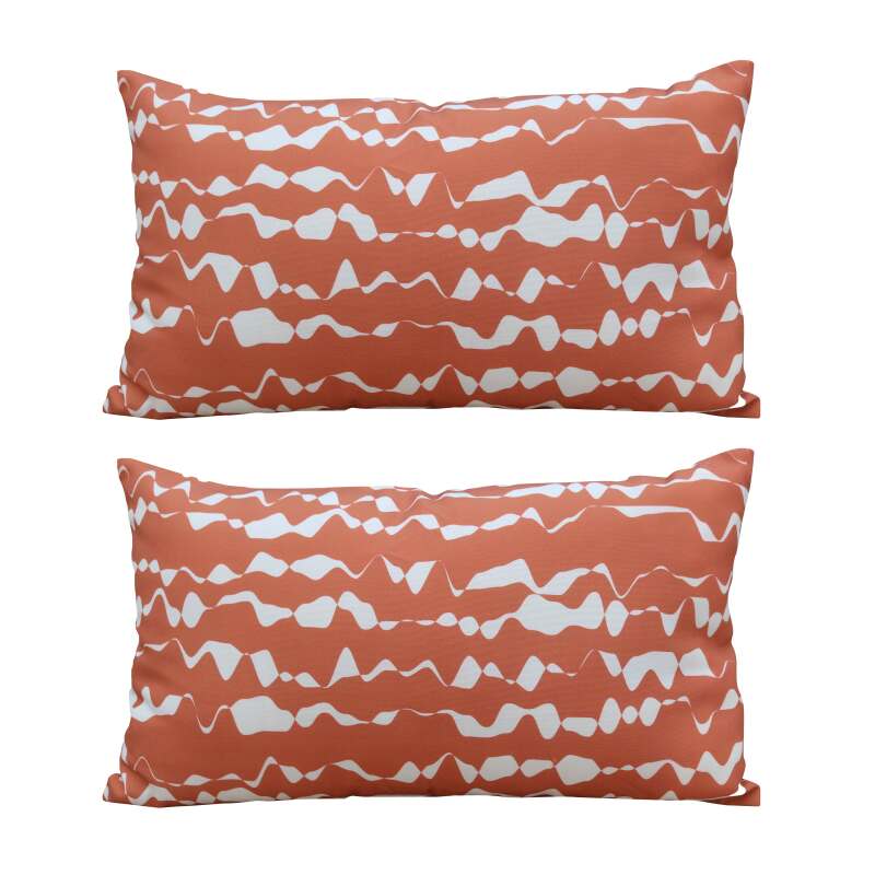 Kleine rechteckige Outdoor-Kissen für Paletten 50 × 30 cm – 2er-Set