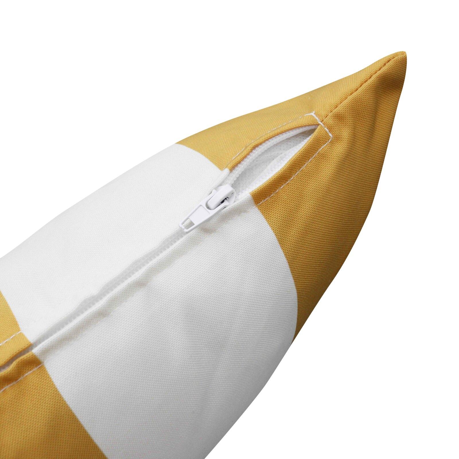 Kleine rechteckige Outdoor-Kissen für Paletten 50 × 30 cm – 2er-Set