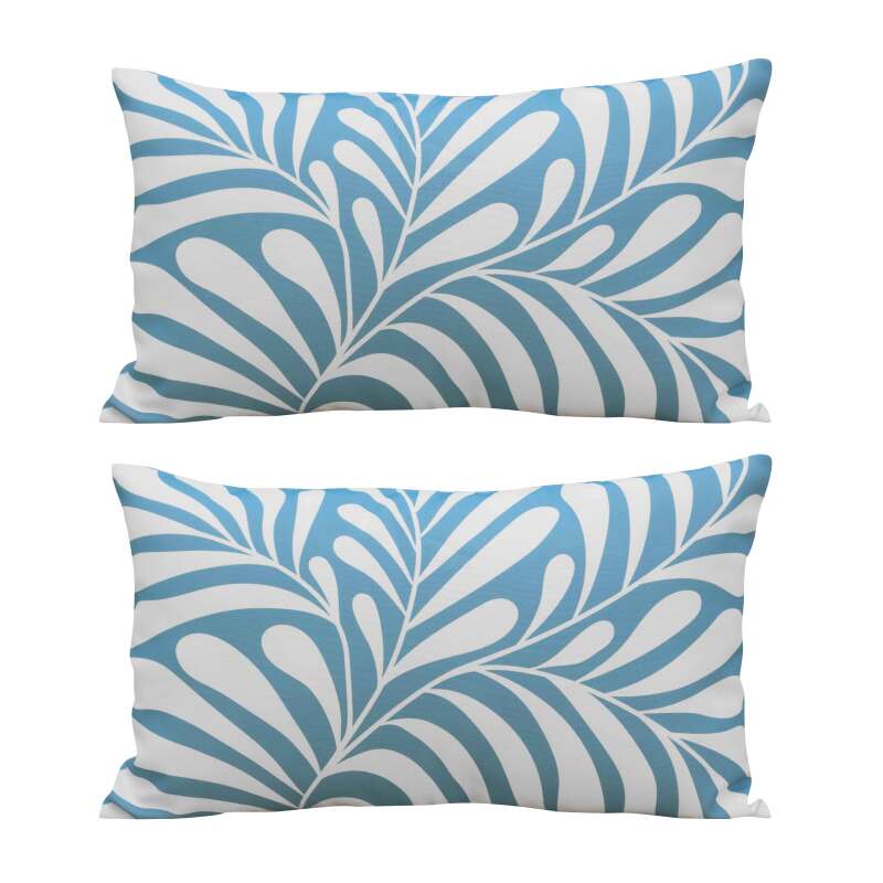 Kleine rechteckige Outdoor-Kissen für Paletten 50 × 30 cm – 2er-Set