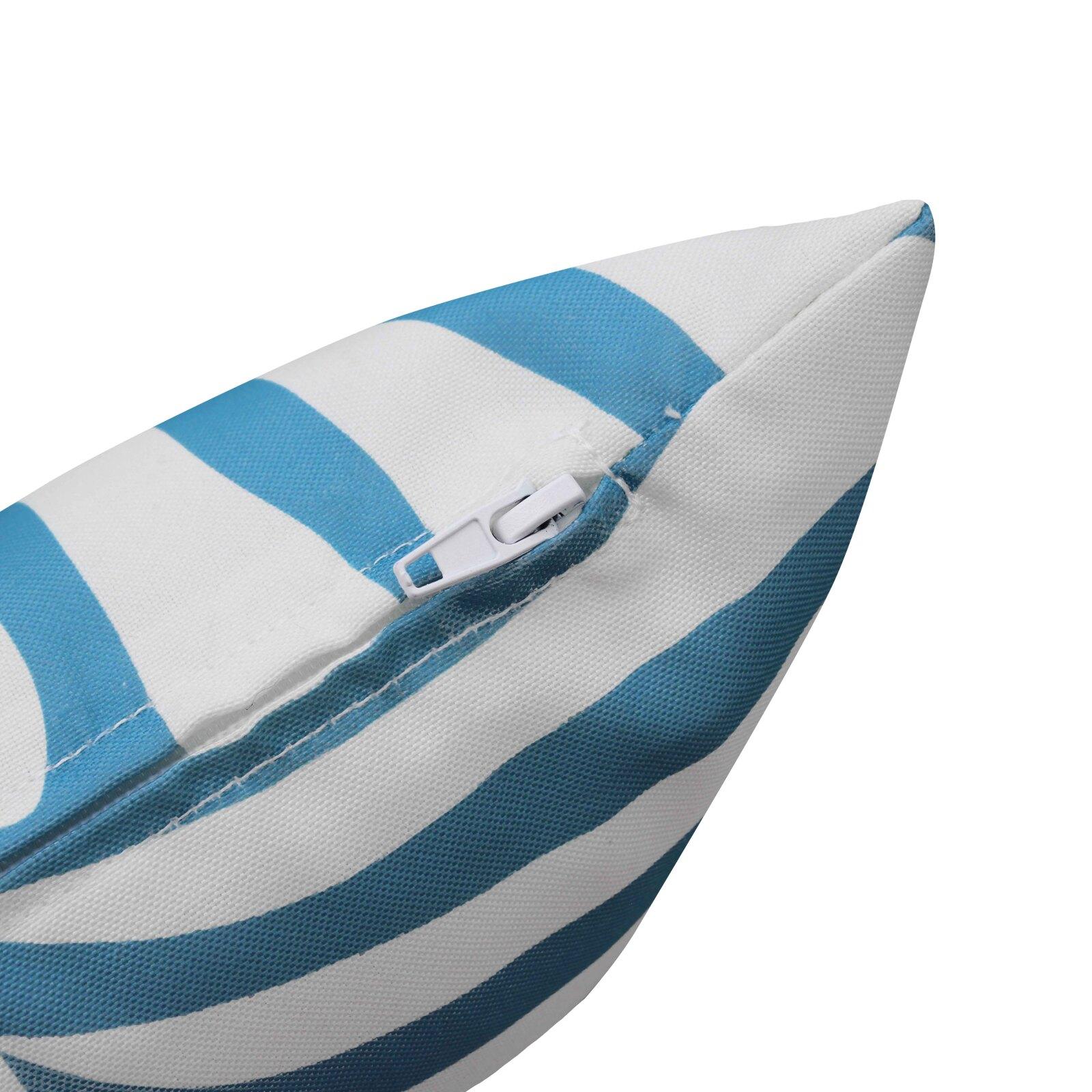 Kleine rechteckige Outdoor-Kissen für Paletten 50 × 30 cm – 2er-Set