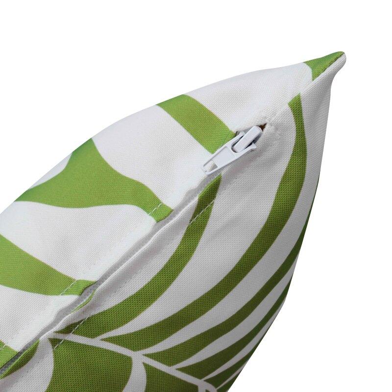 Quadratische Outdoor-Kissen, mit abnehmbarem Bezug, 45x45 cm - 2er Set