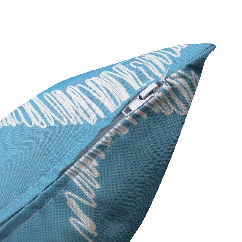 Quadratische Outdoor-Kissen, mit abnehmbarem Bezug, 45x45 cm - 2er Set