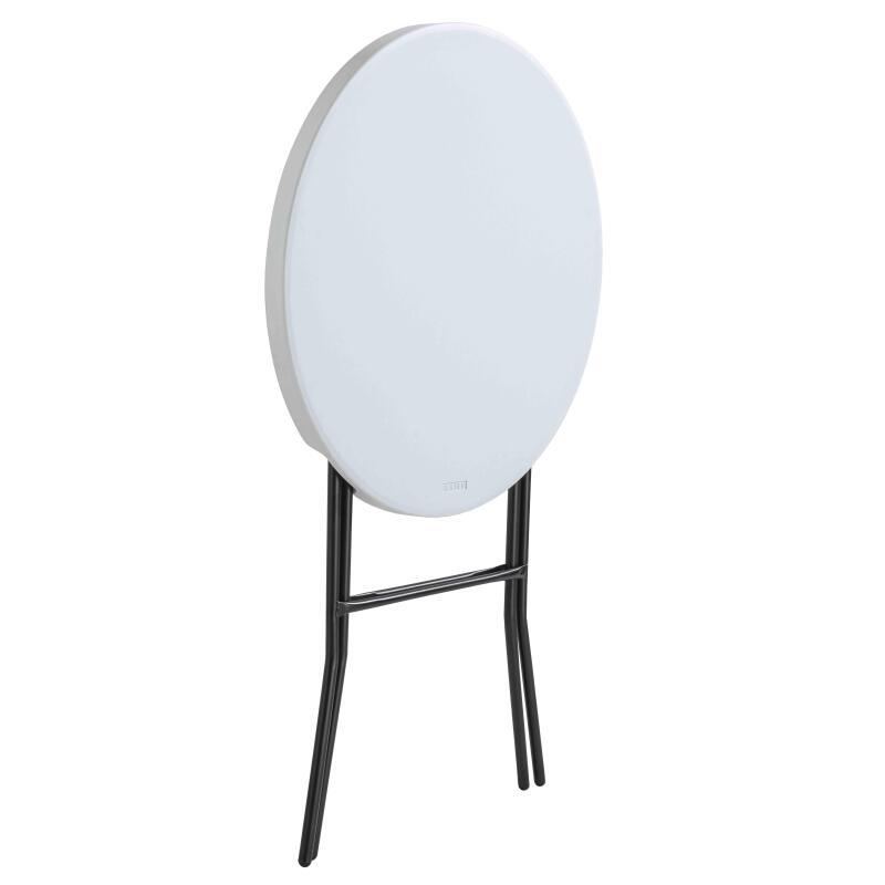 Klappbarer Stehtisch 80x110 mit elastischer Husse königsblau (3/7)