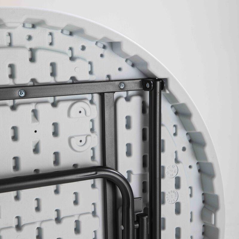 Klappbarer Stehtisch 80x110 mit elastischer Husse königsblau (6/7)