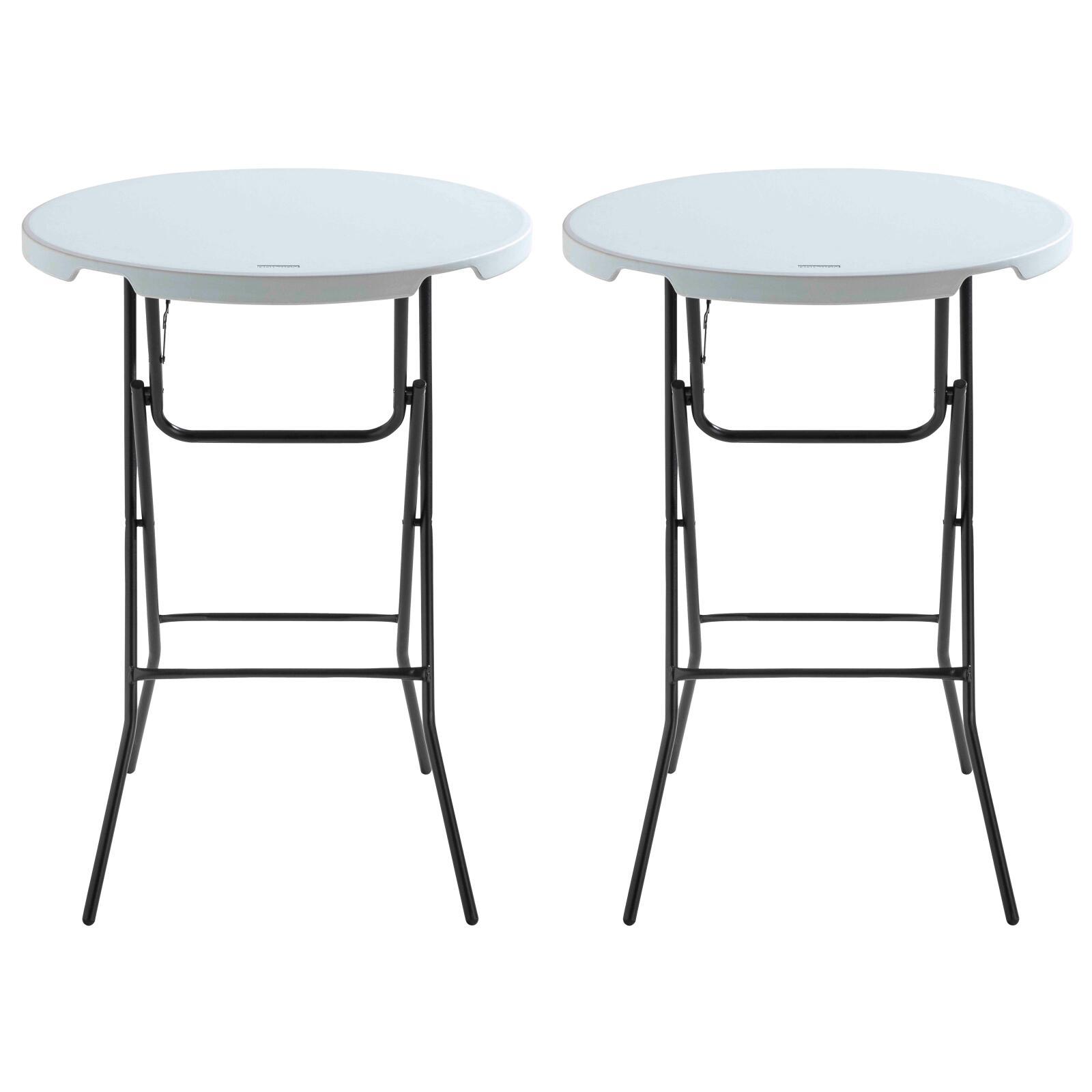 Klappbarer Stehtisch 80x110 cm 2er-Set