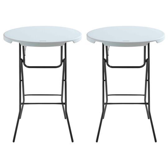 Klappbarer Stehtisch 80x110 cm 2er-Set