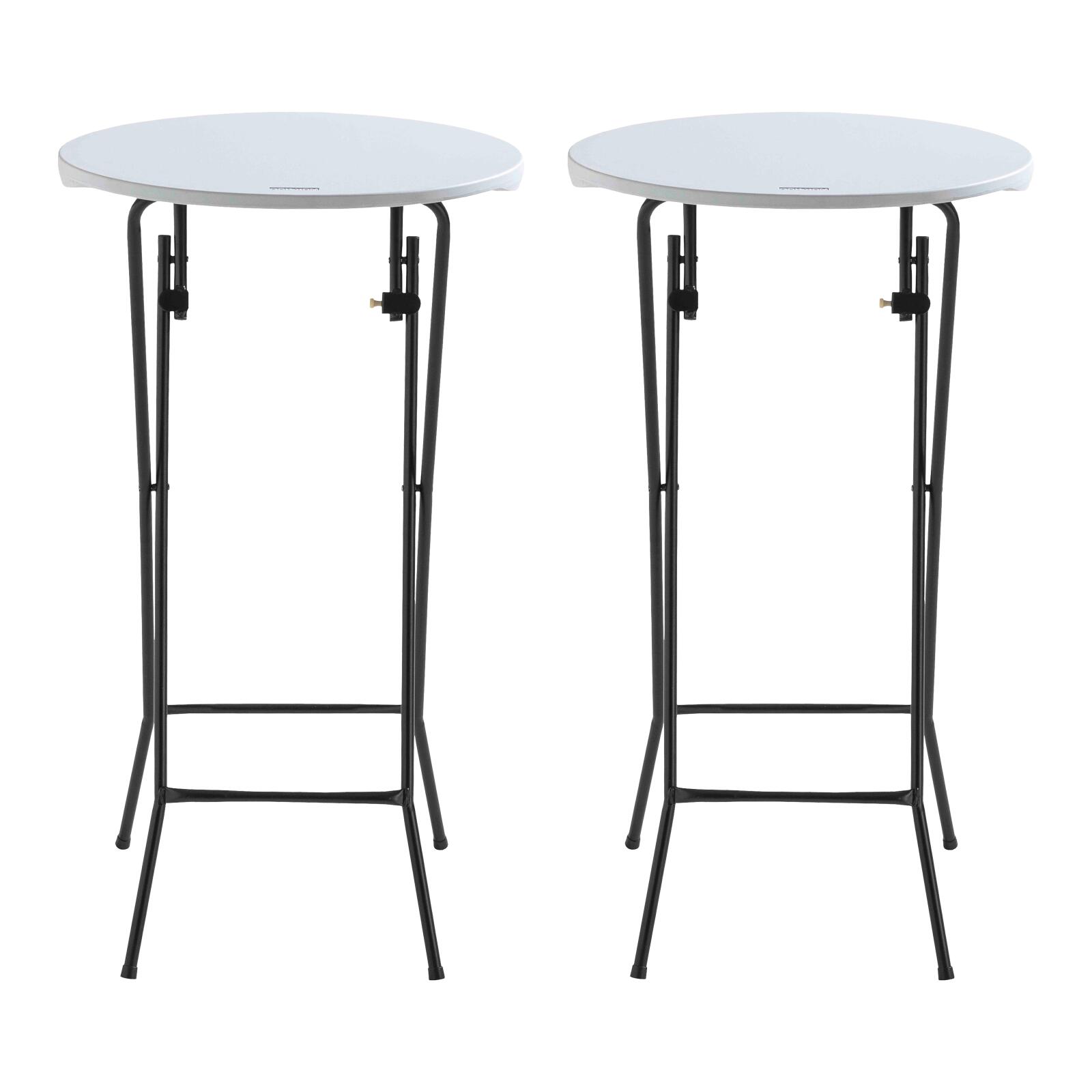 Klappbarer Stehtisch 60x110 cm 2er-Set