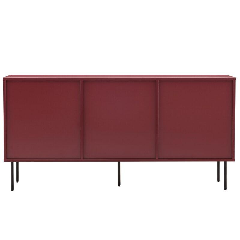 Sideboard 2 Türen, 3 Schubladen mit Lamellenoptik, 150 cm (4/7)