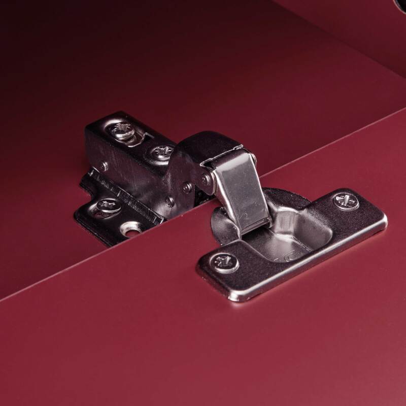 Lowboard farbig mit Lattenoptik, 150 cm (6/7)