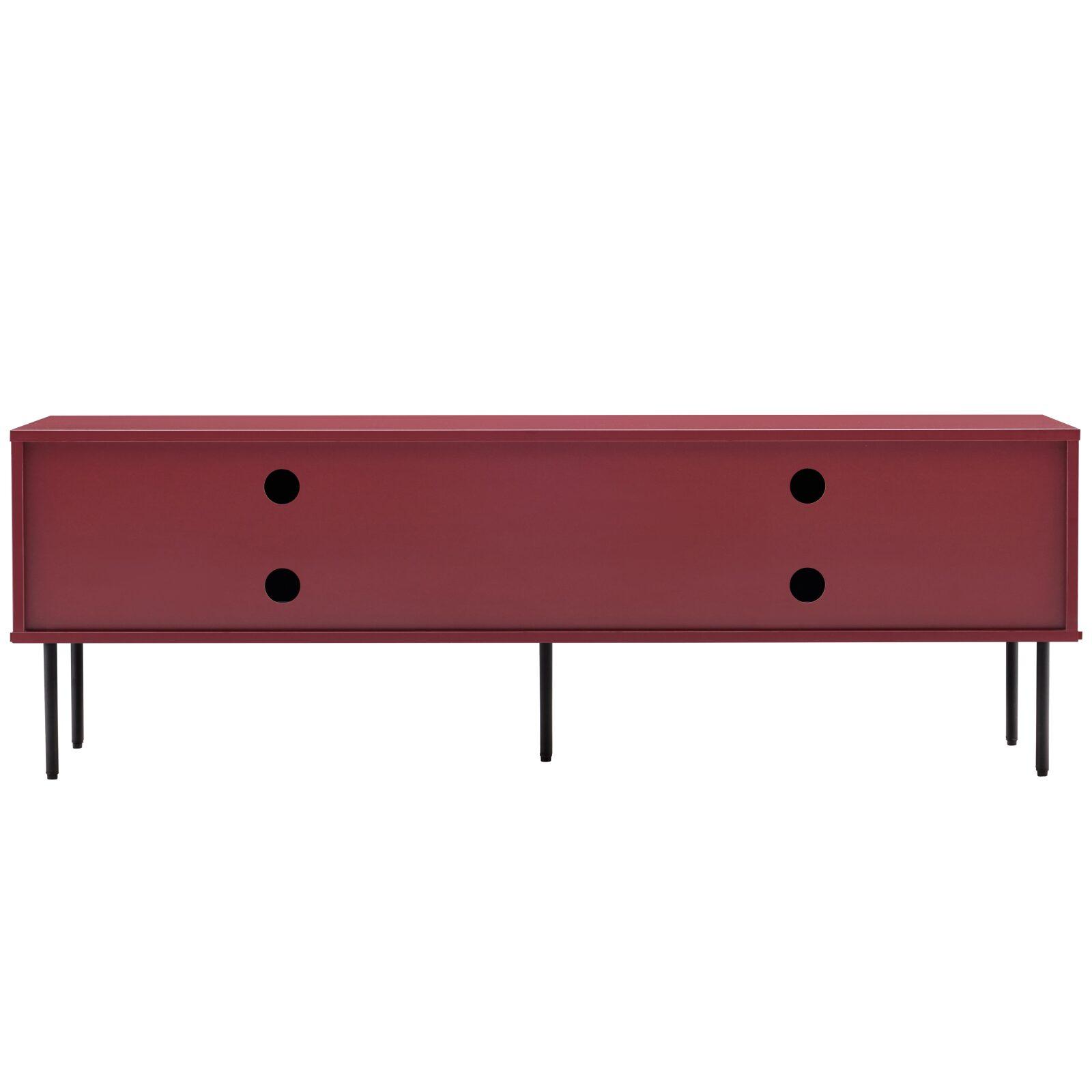 Lowboard farbig mit Lattenoptik, 150 cm