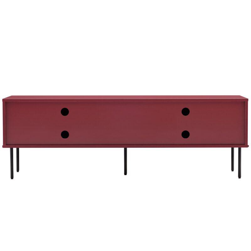 Lowboard farbig mit Lattenoptik, 150 cm (4/7)