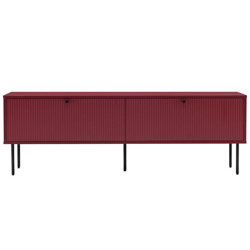 Lowboard farbig mit Lattenoptik, 150 cm (2/7)