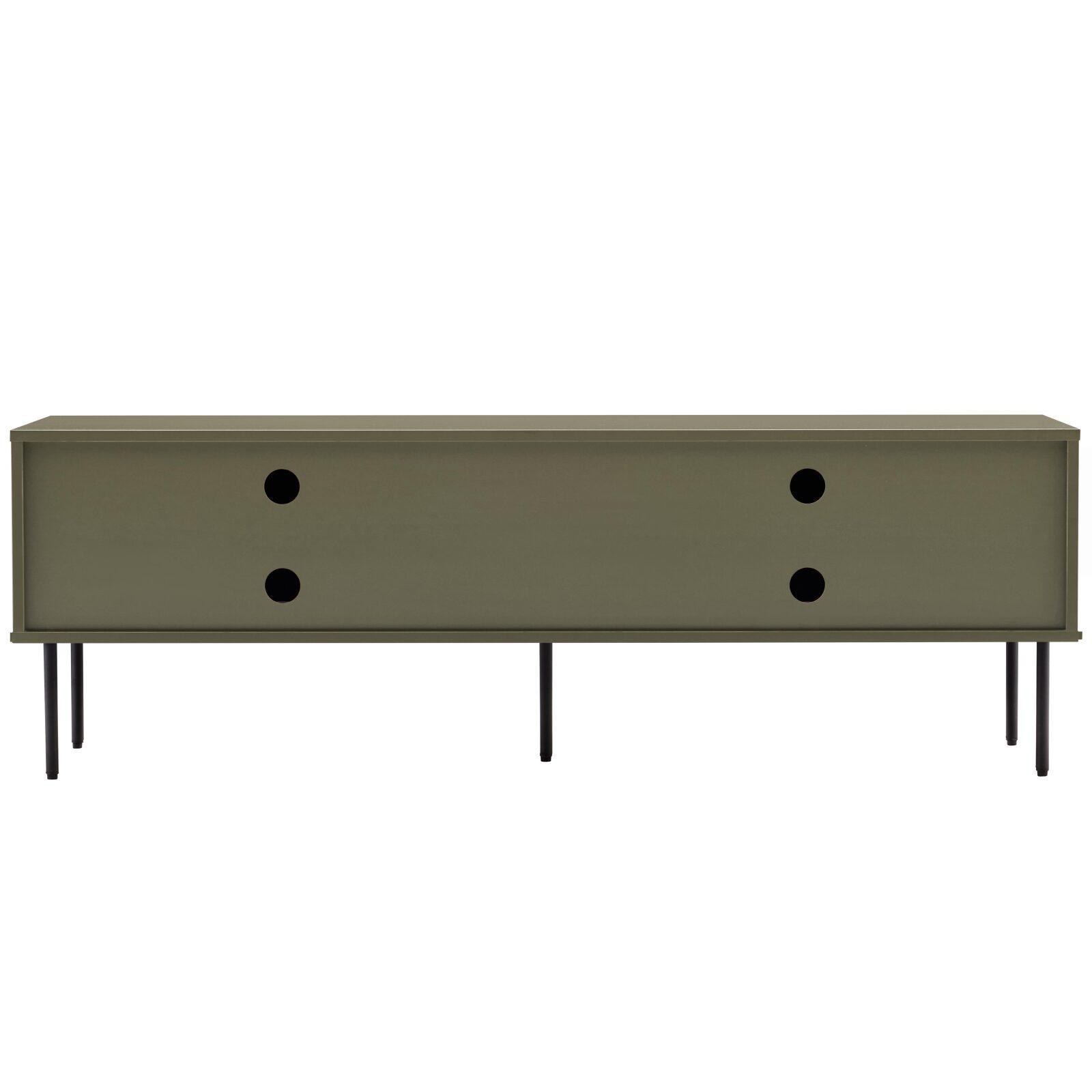 Lowboard farbig mit Lattenoptik, 150 cm