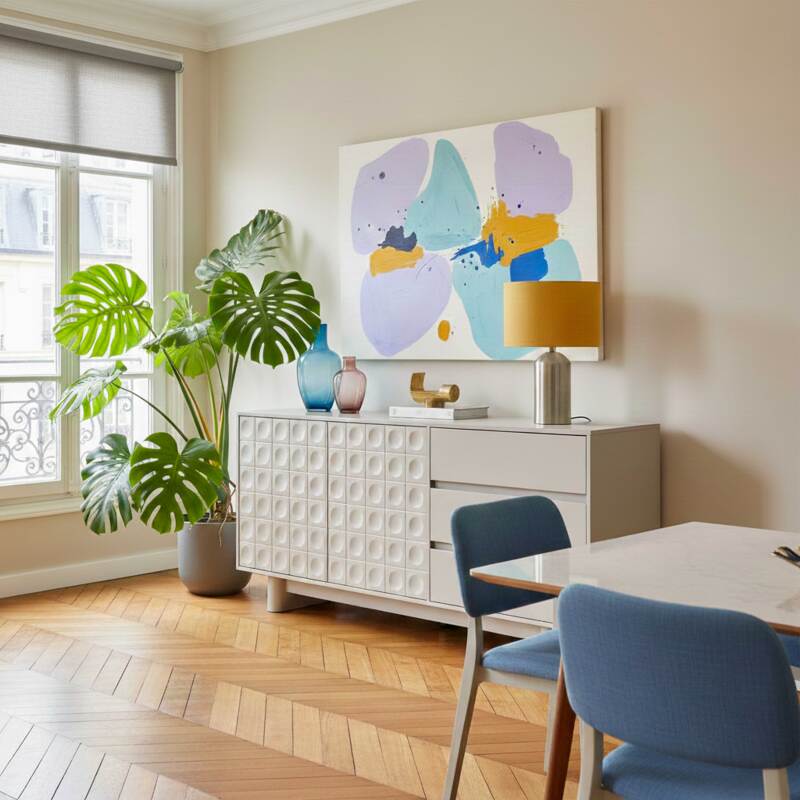 Sideboard 2 Türen, 3 Schubladen, 160 cm