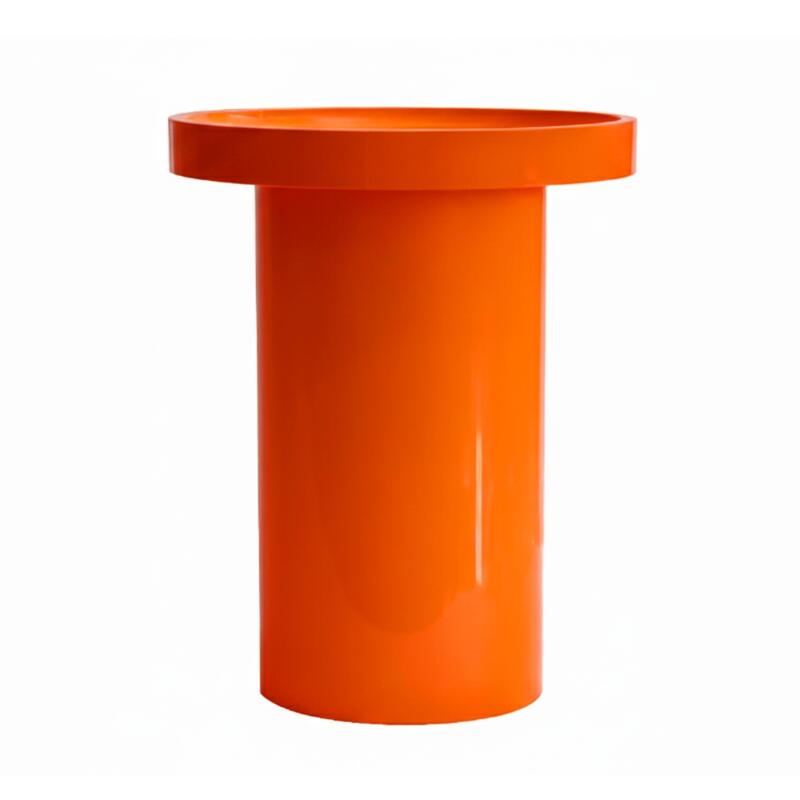 Satztische runde, in Lackoptik, Ø 70 Ø 50 und Ø40 cm, Retro-Stil - 3er-Set (4/5)