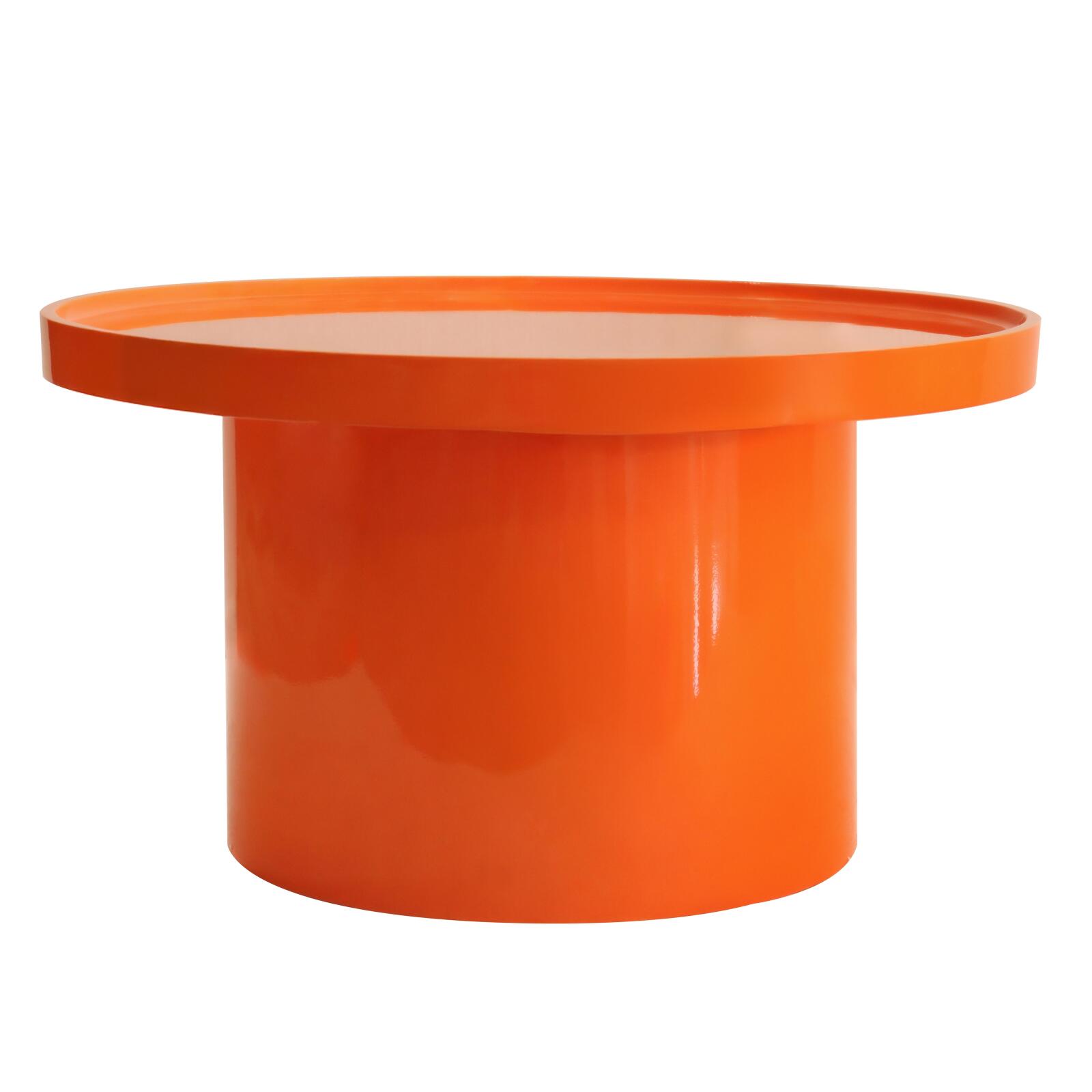 Satztische runde, in Lackoptik, Ø 70 Ø 50 und Ø40 cm, Retro-Stil - 3er-Set