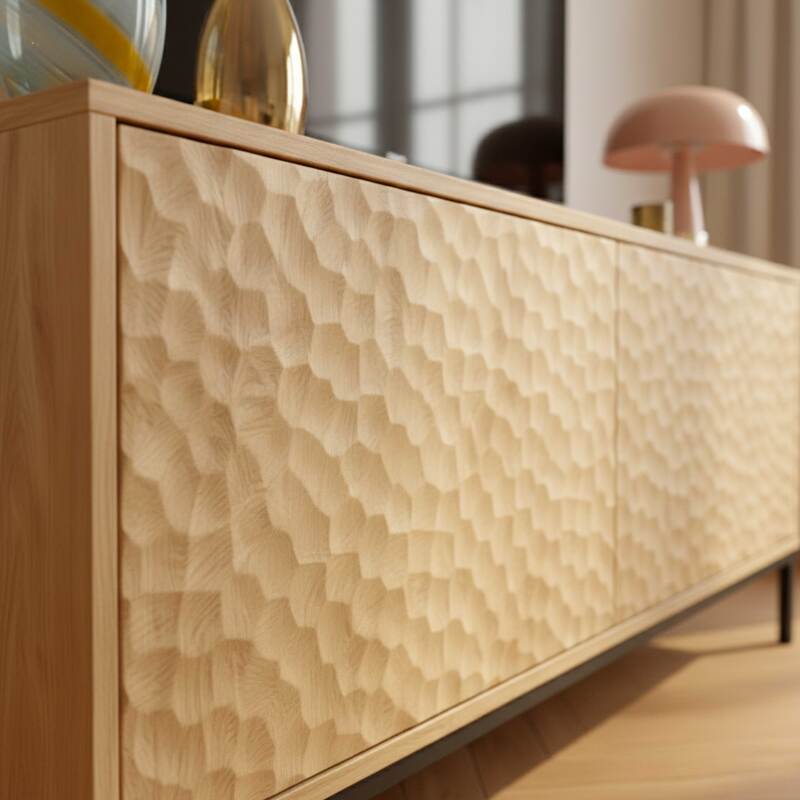 Lowboard in Holzoptik, 120 cm (3/8)