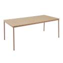 Gartentisch Holzoptik aus Metall und Polywood, 8 Personen, 180x90 cm