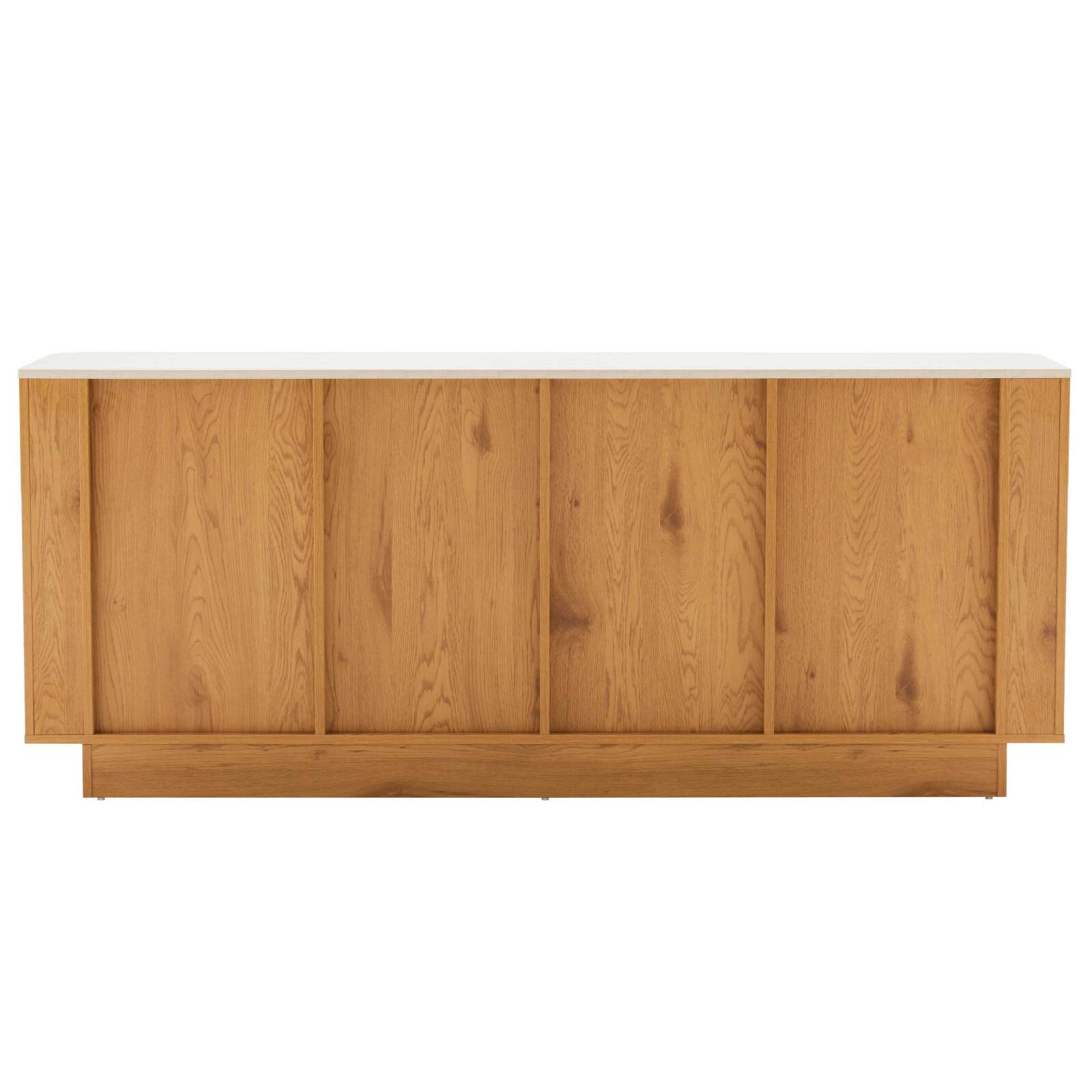 Sideboard in Holzoptik FSC®, 4 Türen, 180 cm, skandinavischer Stil