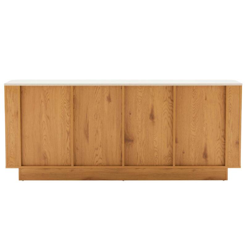 Sideboard in Holzoptik FSC®, 4 Türen, 180 cm, skandinavischer Stil (4/7)
