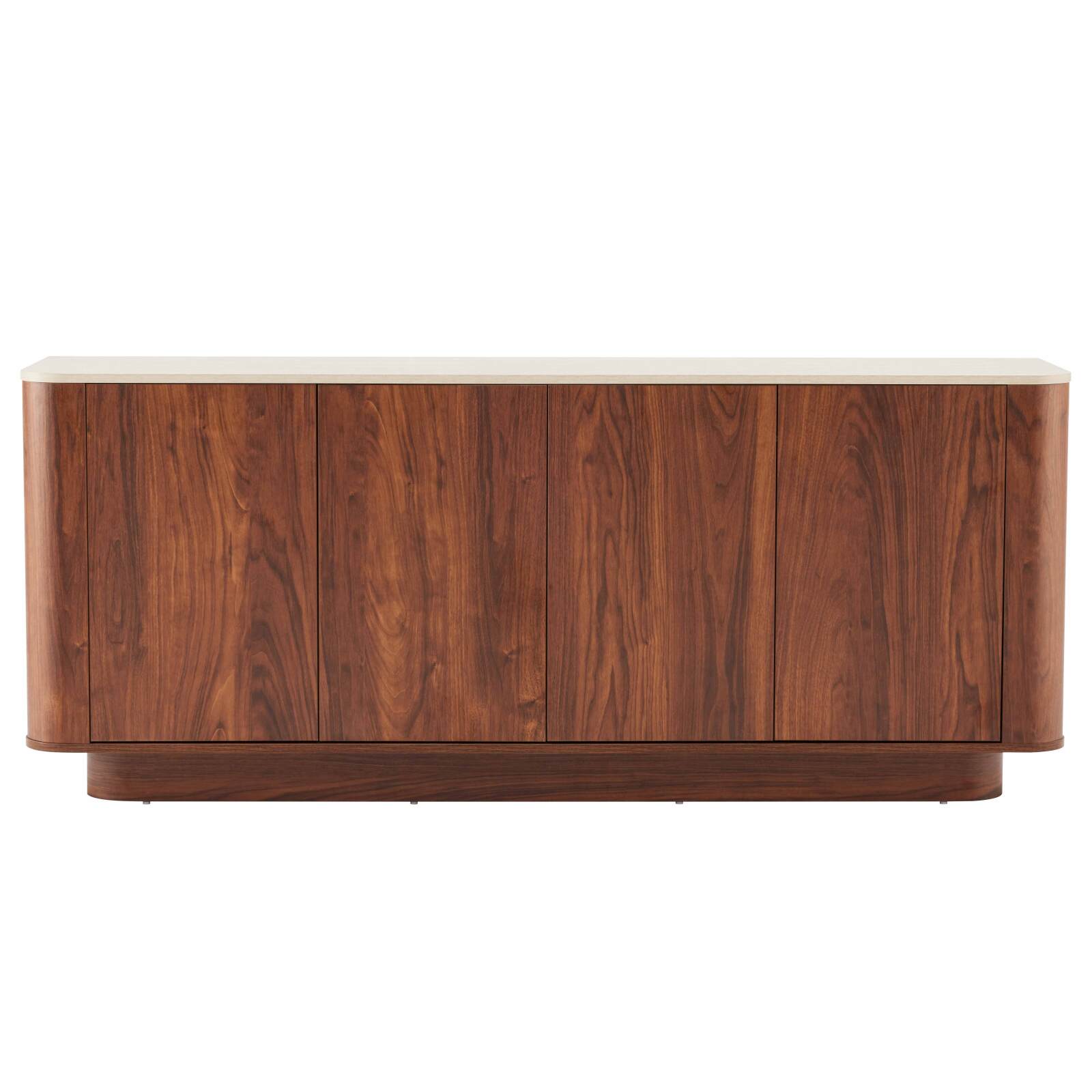 Sideboard in Holzoptik FSC®, 4 Türen, 180 cm, skandinavischer Stil