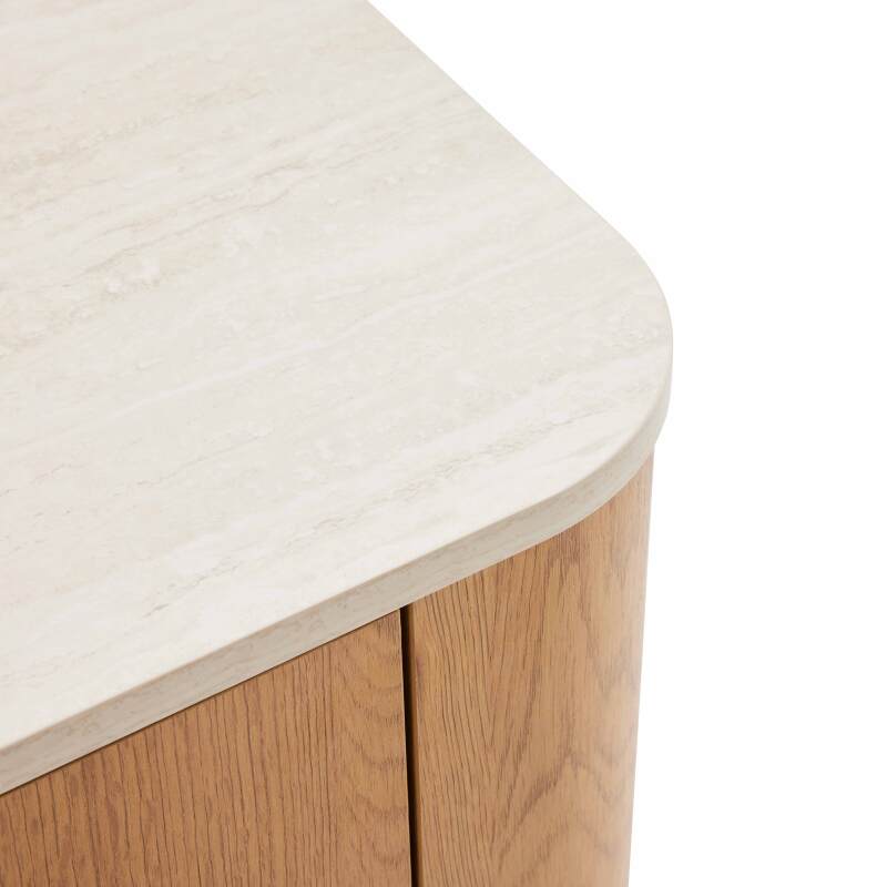 Sideboard in Holzoptik FSC®, 4 Türen, 180 cm, skandinavischer Stil (5/7)