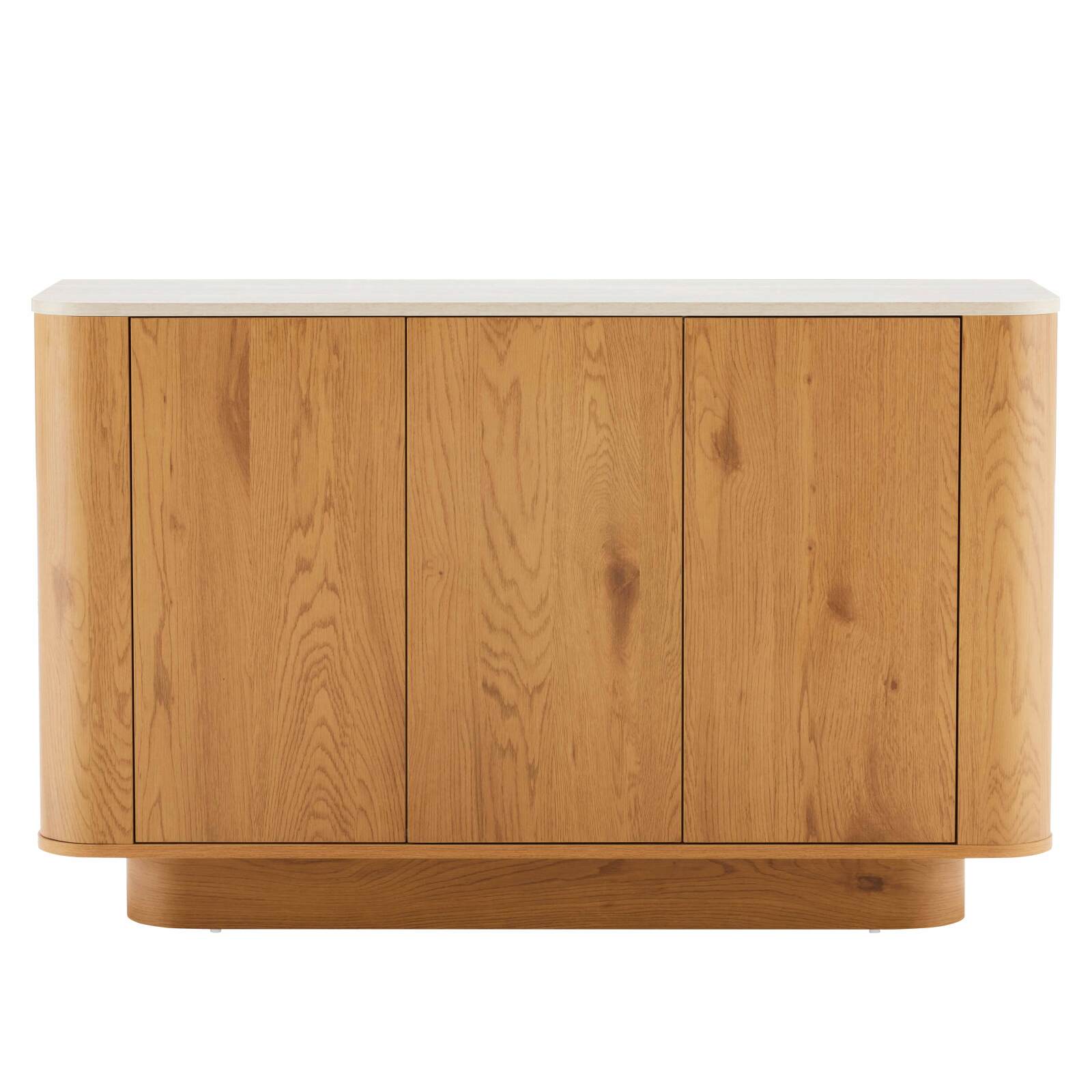 Sideboard in Holzoptik FSC®, 3 Türen, 120 cm, skandinavischer Stil