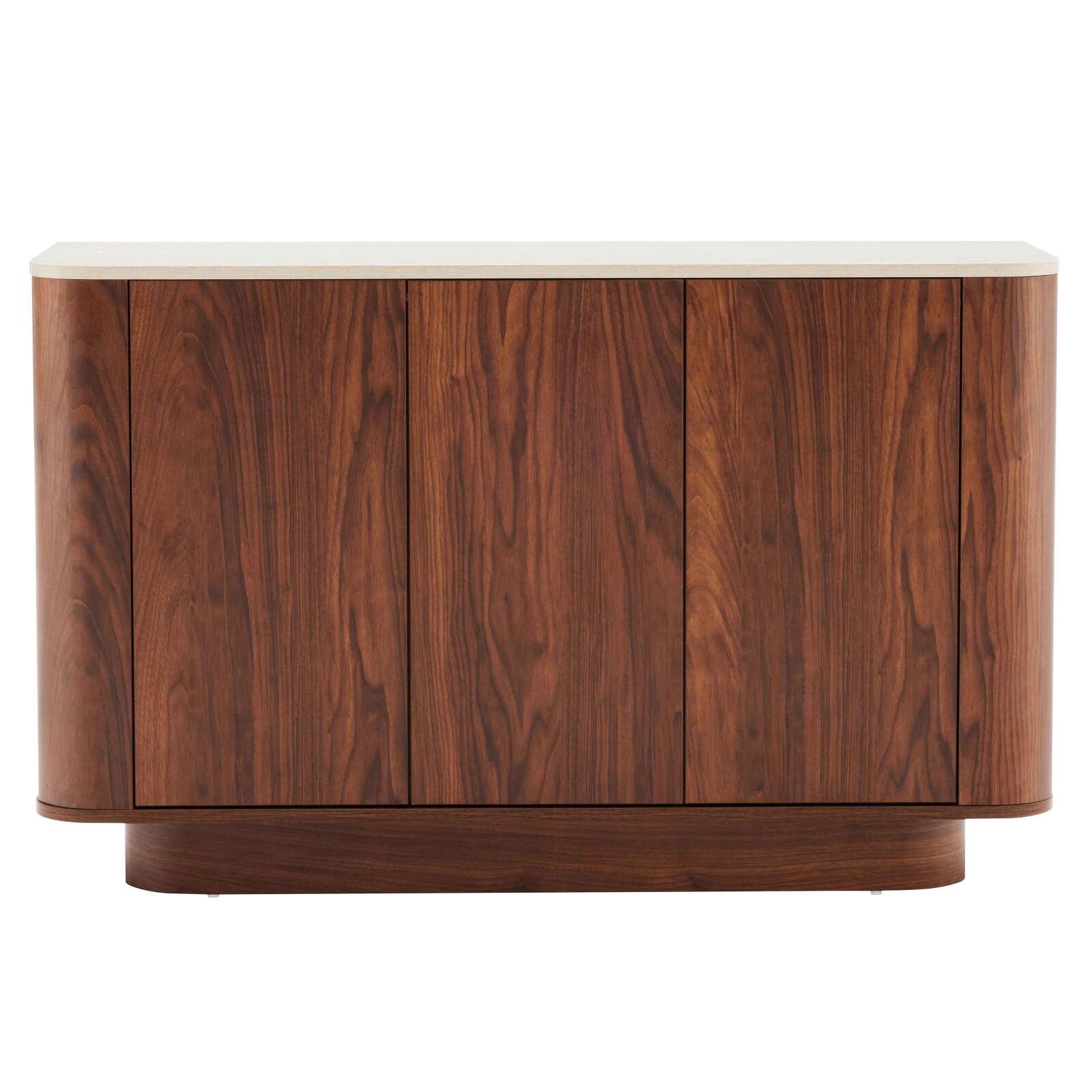 Sideboard in Holzoptik FSC®, 3 Türen, 120 cm, skandinavischer Stil