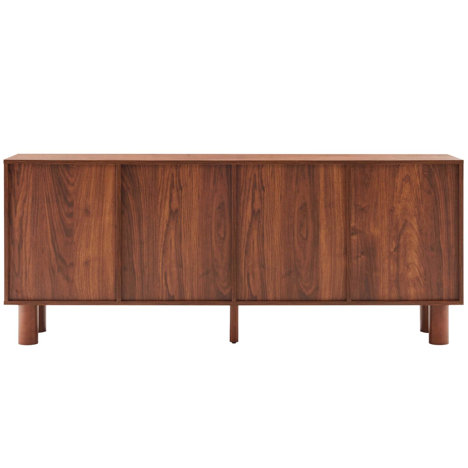 Sideboard in Holzoptik FSC®, 4 Türen, 180 cm, skandinavischer Stil