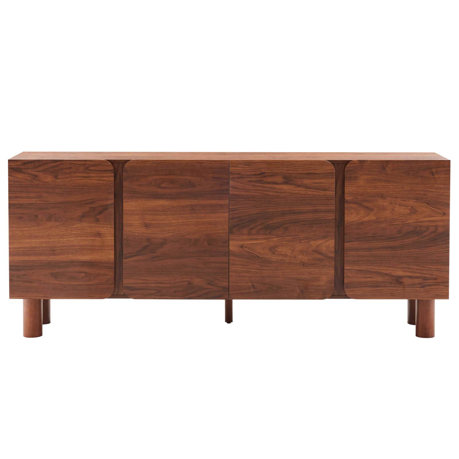 Sideboard in Holzoptik FSC®, 4 Türen, 180 cm, skandinavischer Stil