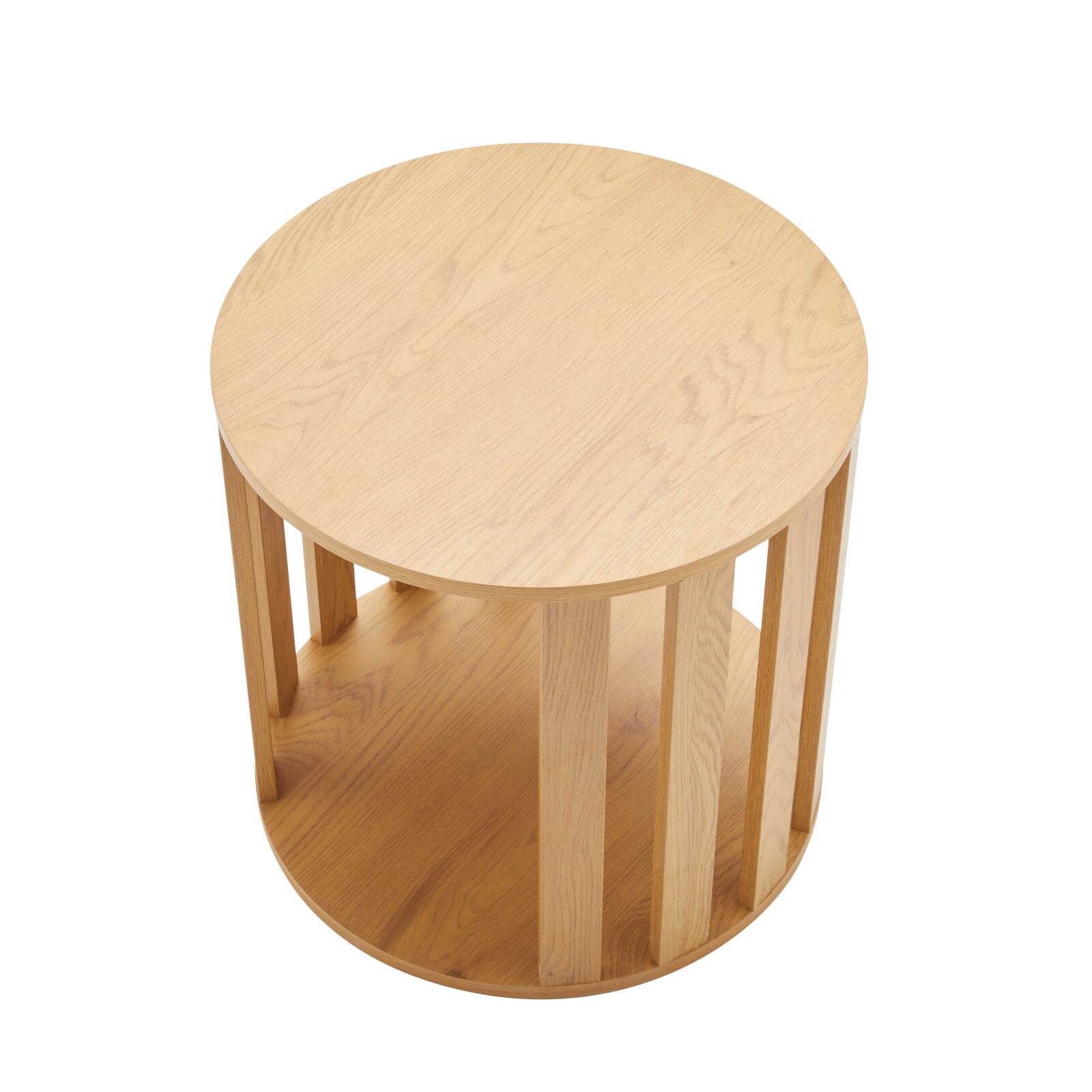 Couchtisch rund, in FSC®-Holzoptik, Ø50 cm